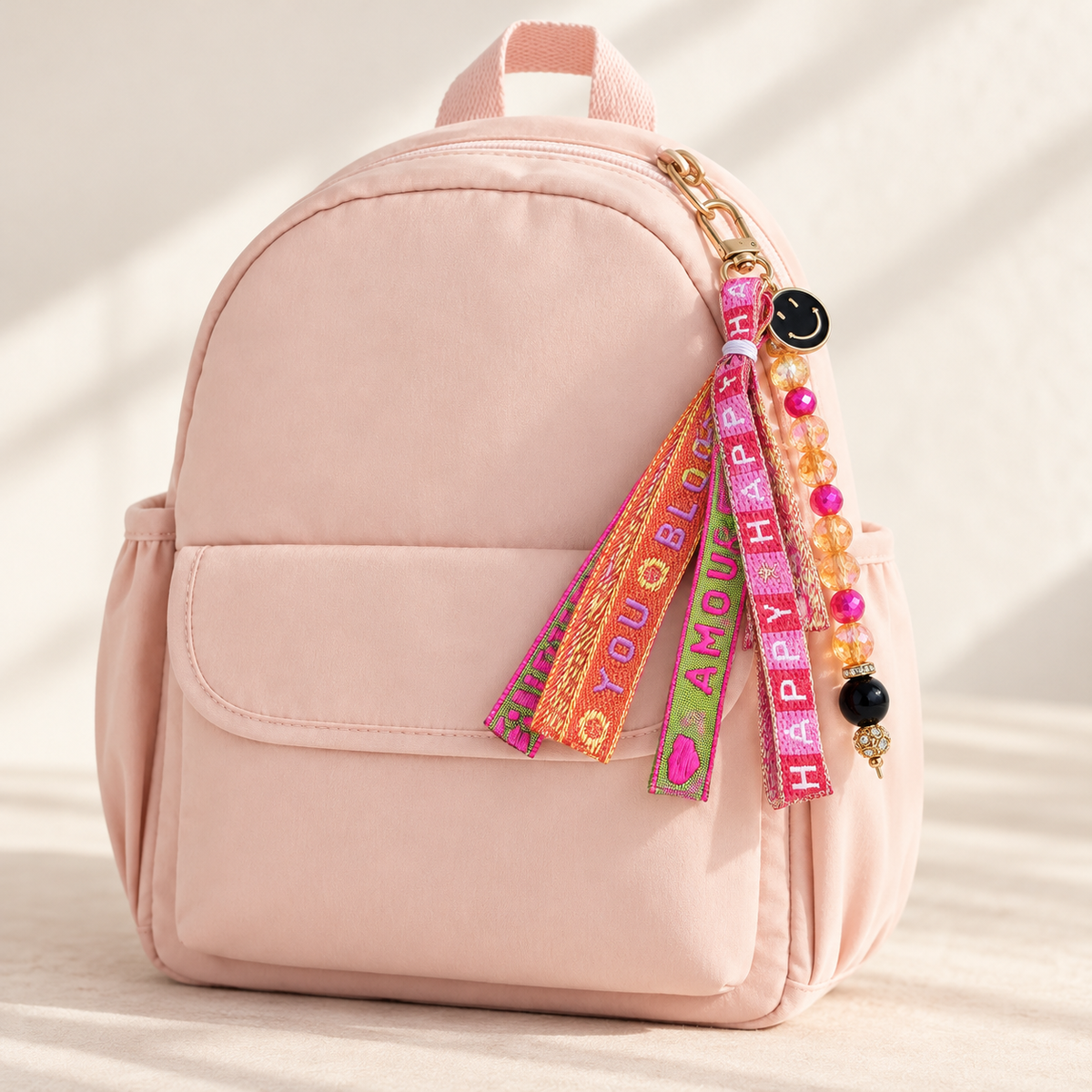 Happy Vibes Tassenhanger - Enjoia Kids – Bagcharm (foto 8)