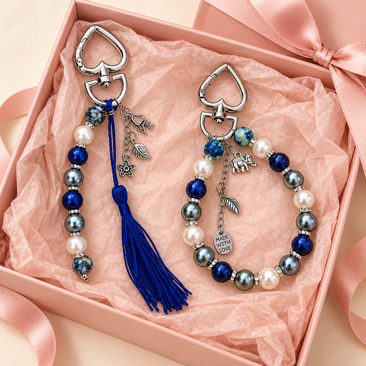 The Blue Mood Duo | Tassenhanger Cadeauset