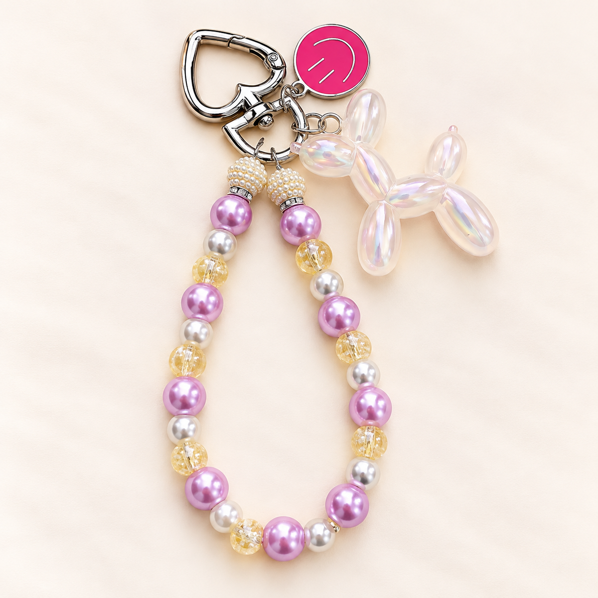 Pearl Poppy tassenhanger – onderdeel The Pink Crush Gift cadeauset
