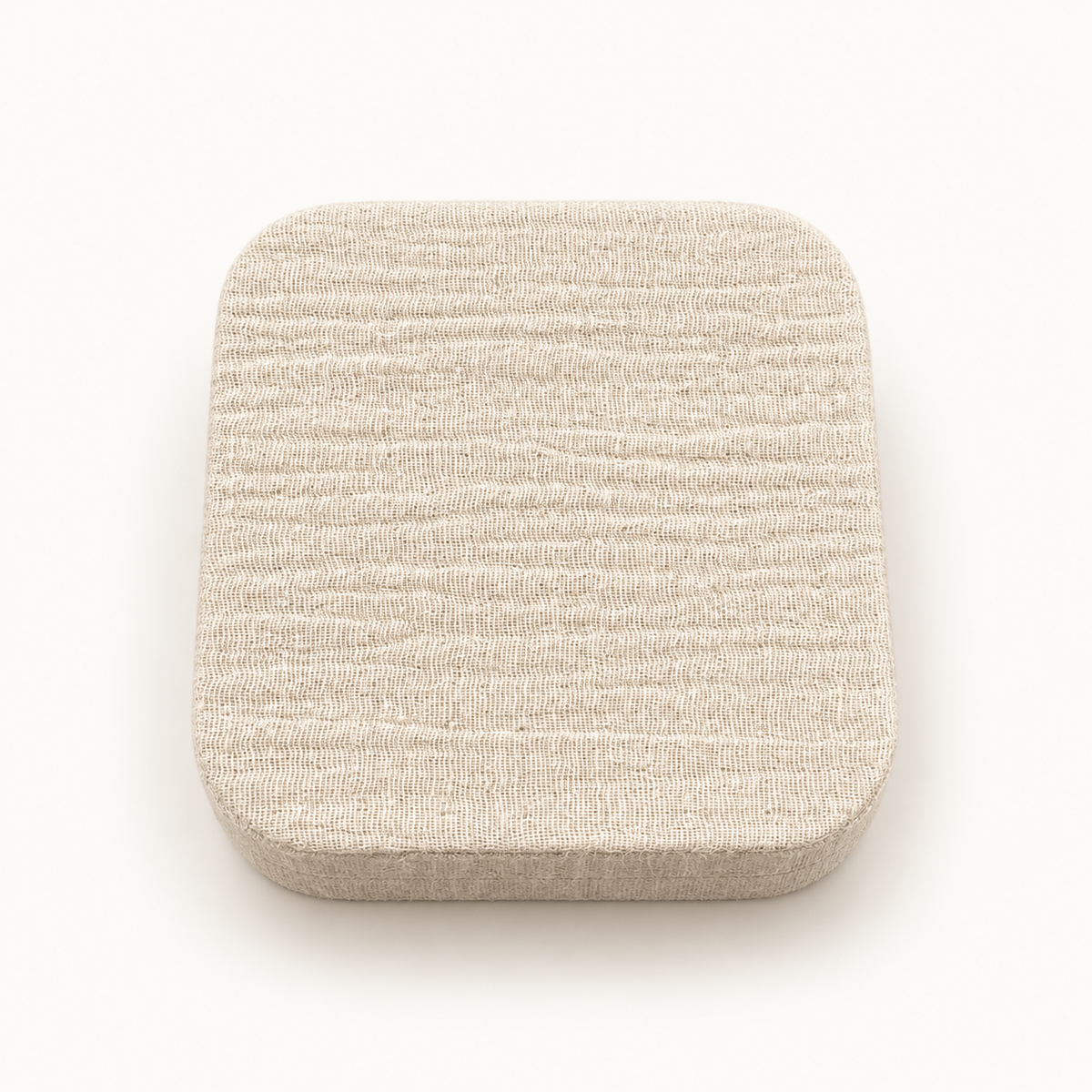Treasure Keeper sieradendoosje in Beige – bovenaanzicht gesloten