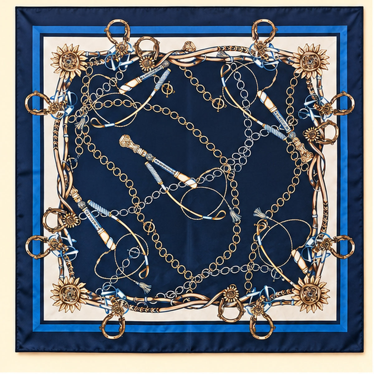Gloss Muse – Wild & Luxe, print Navy Charm | Enjoia Jewellery