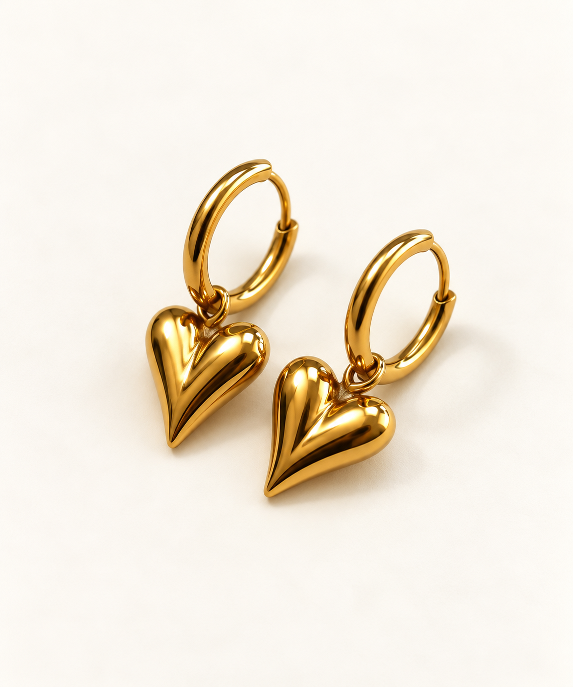 Golden Amour oorbellen – onderdeel The Satin Glow Gift cadeauset