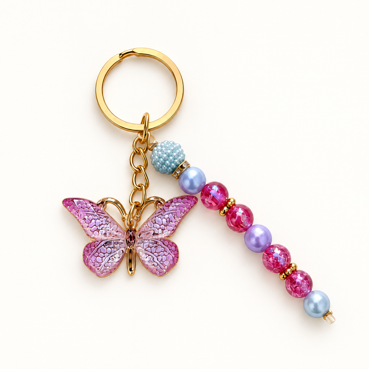Butterfly Charm Tassenhanger | Enjoia Kids – handgemaakte tassenhanger Miss Bloom