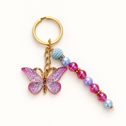 Butterfly Charm Tassenhanger | Enjoia Kids – handgemaakte tassenhanger Miss Bloom