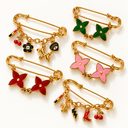 Gouden bedelspelden in flat lay | Enjoia