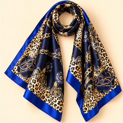 Gloss Muse – Wild & Luxe, print Cobalt Chain | Enjoia Jewellery